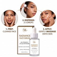 VL ARC Radiance Face Serum with Vitamin C & Glutathione for Glowing Skin, 30 ml