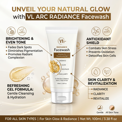 VL ARC Radiance Facewash - Vitamin C & Glutathione Gel (100ml)