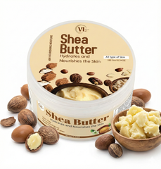 VLARC Shea Butter 180g – Pure, Natural, Paraben & Sulphate Free | Deep Moisturizing Body Butter for Dry & Sensitive Skin | Toxin-Free Skincare