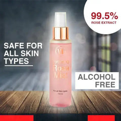 VL ARC Hydrating Rose Mist/Rose Water I 99.5% Pure Rose extract I Alcohol Free 110 ml Vlarc