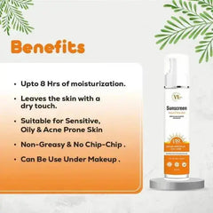 VLARC SUNSCREEN AQUA FACE GEL WITH SPF 50 PA+++ Vlarc