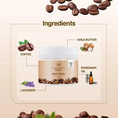 VLARC EXFOLIATING & MOISTURIZING FACE & BODY SCRUB Vlarc