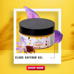 Combo of VLARC Intence Glow Saffron Gel 50 grm + VLARC Deep Hydration Rose Gel 100 grm