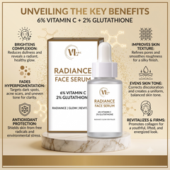 VL ARC Radiance Face Serum with Vitamin C & Glutathione for Glowing Skin, 30 ml