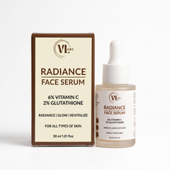 VLARC Ultimate Radiance Combo – 6% Vitamin C & Glutathione + 2% Tranexamic Acid Face Serum Duo for Dark Spots & Glowing Skin