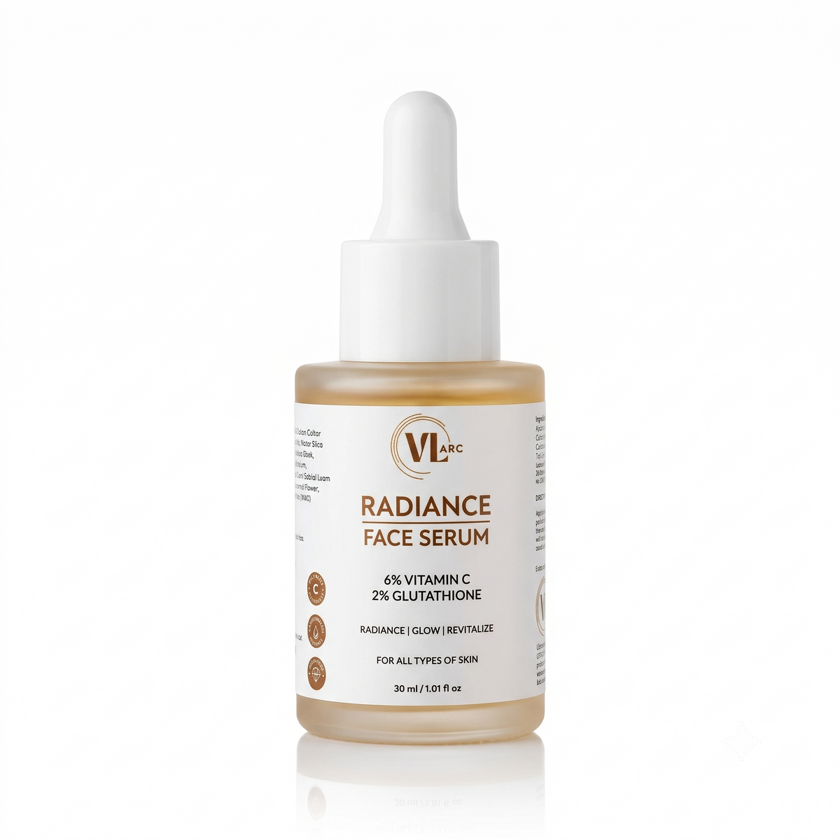 VL ARC Radiance Face Serum with Vitamin C & Glutathione for Glowing Skin, 30 ml