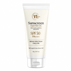 VLARC Sunscreen Aqua Face Gel SPF 50 PA+++ | Lightweight & No White Cast