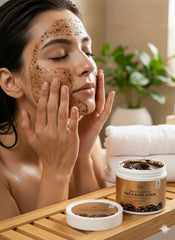 VLARC Exfoliating & Moisturizing Coffee Scrub for Face & Body | Natural Deep Cleanse & Hydrating Skin Polish