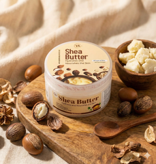 VLARC Shea Butter 180g – Pure, Natural, Paraben & Sulphate Free | Deep Moisturizing Body Butter for Dry & Sensitive Skin | Toxin-Free Skincare