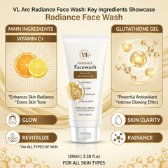 VL ARC Radiance Facewash - Vitamin C & Glutathione Gel (100ml)