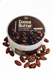 VLARC Cocoa Butter 180g – Natural, Paraben & Sulphate Free | Deep Moisturizing Body Butter for Dry Skin | Toxin-Free Skincare