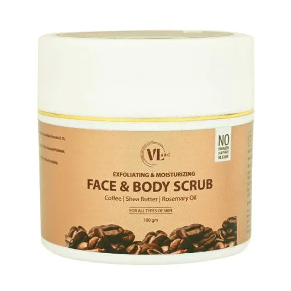 VLARC EXFOLIATING & MOISTURIZING FACE & BODY SCRUB