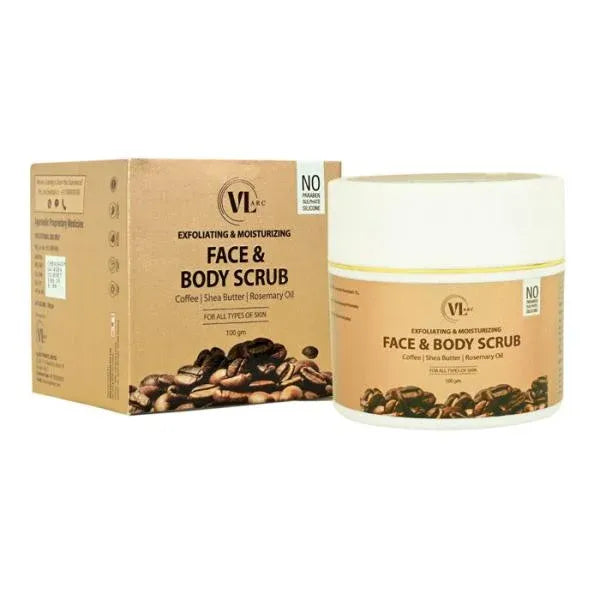 VLARC EXFOLIATING & MOISTURIZING FACE & BODY SCRUB