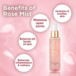 Load image into Gallery viewer, VL ARC Hydrating Rose Mist/Rose Water I 99.5% Pure Rose extract I Alcohol Free 110 ml Vlarc
